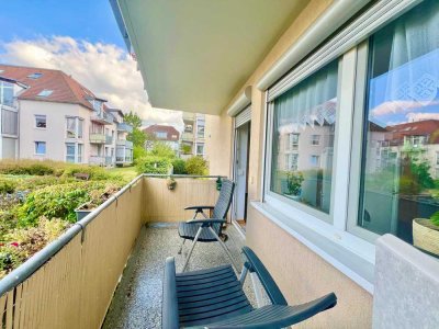 Frei werdende 1-Zimmer-Wohnung mit Balkon, EBK und TG-Stellplatz