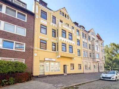 Individuelle 2-Zimmer Wohnung            
mit Terrasse und Gartenblick