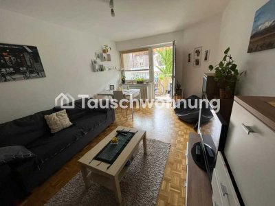 Tauschwohnung: Neuhausen 2-Z-Wohnung mit Terrasse gegen ab 3-Zimmer-Wohnung