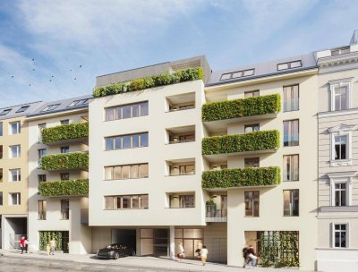 ERSTBEZUG | klimatisierte 5 Zimmer Wohnung im Dachgeschoß mit 2 Freiflächen und Weitblick | Wohnen am Park