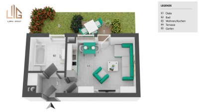 **"Zentrales Wohnen mit Terrasse – Erdgeschosswohnung in Top-Lage von Weiden!"**
