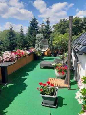 LOFT-Wohntraum mit wunderschöner Terrasse wie ein Gartenparadies