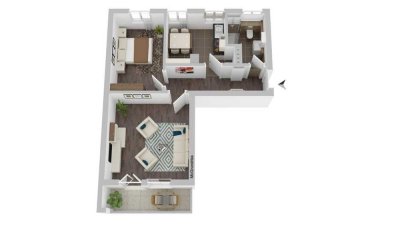 traumhafte sanierte Wohnung