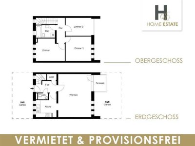 Maisonette mit Südterrasse  -provisionsfrei-