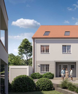 ERSTBEZUG - Luxus 6-Zimmer Doppelhaushälfte - angelegter Garten, Terrassen, Garage + Stellplatz