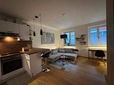 Vollmöblierte 2-Zimmer Erdgeschosswohnung