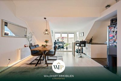 Stilvolle 3-ZKB-DG-Wohnung mit großer Dachterrasse und Stellplatz im Zentrum von Kaiserslautern