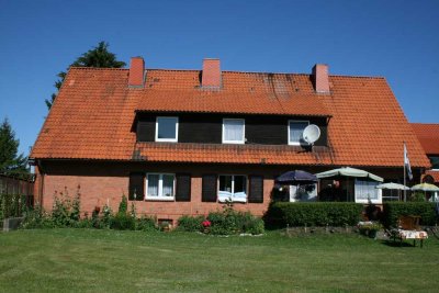 Nur 100 m bis zum Elbstrand: 4-Zimmer-Wohnung mit Balkon in Schnackenburg/E.