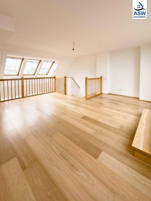 Exklusive 3-Zimmer Maisonettewohnung mit sonniger Terrasse in U-Bahn-Nähe