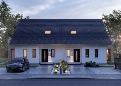 Zwei Hälften. Ein Zuhause. Das Doppelhaus, das mit Ihnen wächst.