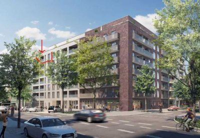 Elegante 3-Zimmer-Wohnung im 6. OG mit Balkon in Hamburg-Eimsbüttel