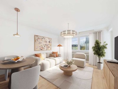 SITULI: FREI: Ideal für Paare oder kleine Familien - Sonnige 3-Zimmerwohnung