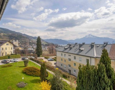 Stilvolle Garconniere mit Seeblick &amp; Loggia | vollmöbliert | Mondsee