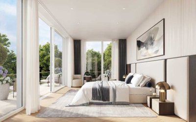Hochwertige Villen-Wohnung in priviligierter Lage am Nymphenburger Schlosskanal