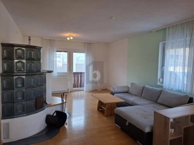 GEPFLEGT IM 2.?OBERGESCHOSS MIT ZWEI BALKONEN, GARAGE UND EIGENEM GARTEN