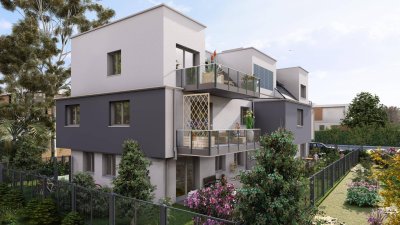 Projekt Ferdinand: Stilvolle 3-Zimmer-Dachgeschosswohnung mit großzügiger Terrasse - energieeffizient &amp; elegant - provisionsfrei