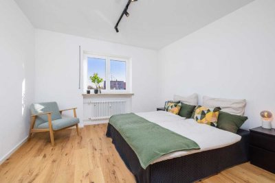 Sofort bezugsfertige 3-Zimmer Wohnung in Augsburg-Haunstetten - kernsaniert, Tiefgaragenstellplatz