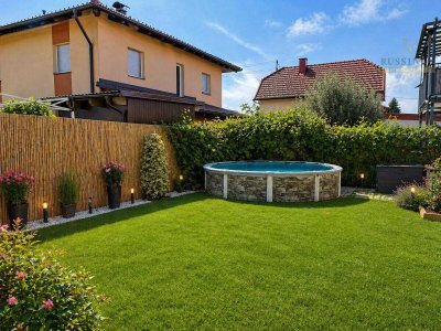 Wundervolle Gartenwohnung mit Pool in ruhiger Lage #Familientraum