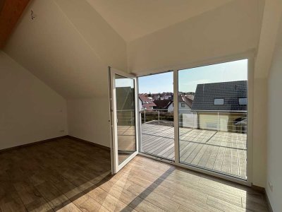 Modernes Reihenhaus mit Garten