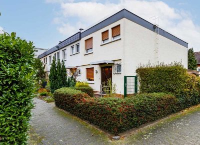 Reihenendhaus mit schönem Garten und Garage in ruhiger Lage von Darmstadt-Arheilgen