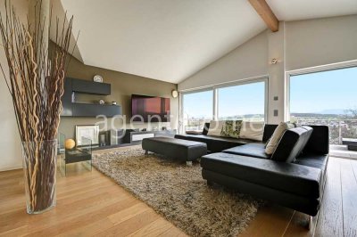 MÖBLIERT - PANORAMABLICK - Exklusives Penthouse in Göppingen