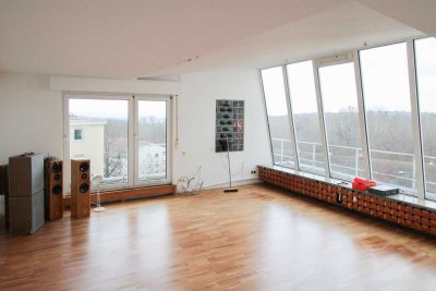 Exklusive Penthouse-Atelierwohnung mit Panorama-Blick ein Meisterwerk von Hans Scharoun