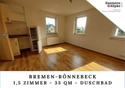 Gepflegte 1,5 Zi. mit Küchenzeile und Duschbad (WE05)
