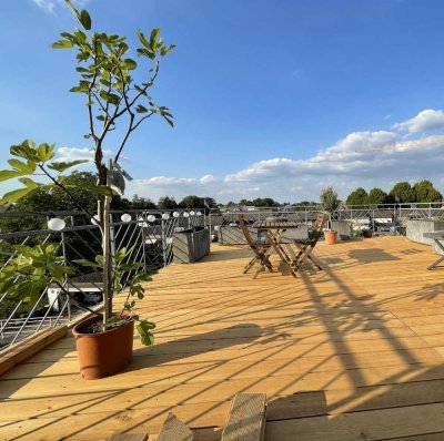 Maisonettewohnung mit exklusiver Dachterrasse in zentraler Lage von Bocholt