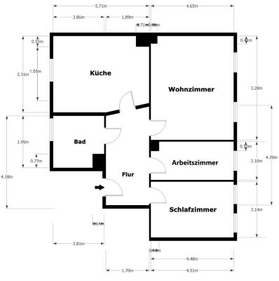 Freies Zimmer in entspannter 3er-WG in Leipzig (möbliert, 450 €)