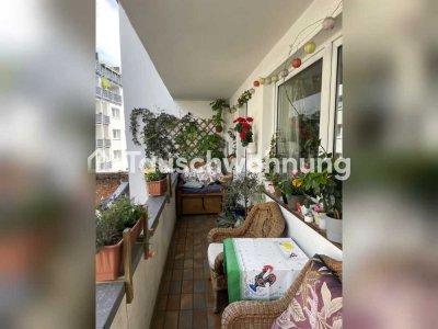 Tauschwohnung: Gemütliche 2-Zimmerwohnung mit großer Wohnküche und Balkon