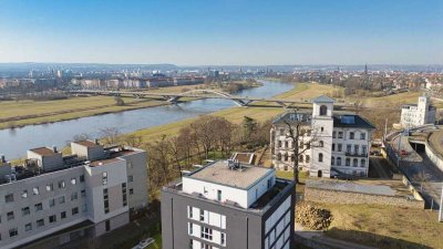 +++ 3-Zimmer-Wohnung mit Südterrasse und Elbblick in der begehrten Radeberger Vorstadt +++