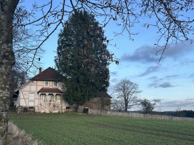 Bullerbü Feeling - Natur pur im Denkmal Fachwerkhaus mit eigenem Garten