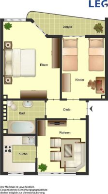 Demnächst frei! 2-Zimmer-Wohnung in Sendenhorst