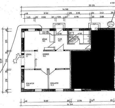 Modernisierte Wohnung mit 2,5 Zimmern sowie Loggia und Einbauküche in Leutkirch im Allgäu
