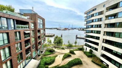 Exklusive Panoramawohnung mit Loggia und Blick auf die Elbe
