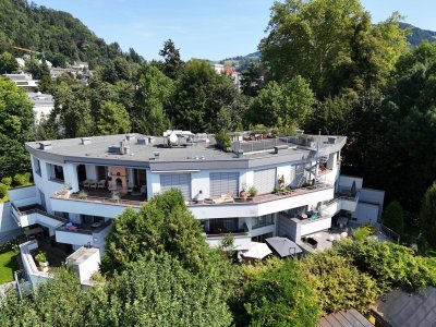 Luxus über den Dächern Salzburgs – Panoramaterrassen &amp; Designerinterieur