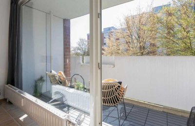 1-Zimmer-Wohnung mit allem, was Sie brauchen, eingerichtet