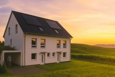 Energieeffiziente DHH in Bestlage von Gau-Algesheim KFW40 QNG Standart, PV Anlage, 2 Stellplätze