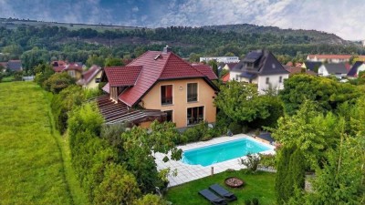 Familienglück mit Weitblick auf die Dornburger Schlösser