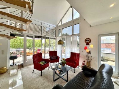 Stilvolle Maisonette mit sonniger Dachterrasse, Aufzug, TG!