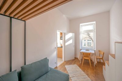 ++NEU++ Einzigartiges 1-Zimmerapartment mit Tischlermöbel, perfekt für Anleger!