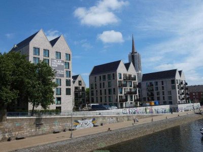 Helle Zwei-Zimmer-Wohnung mit Küche und Terrasse im Stephanitor