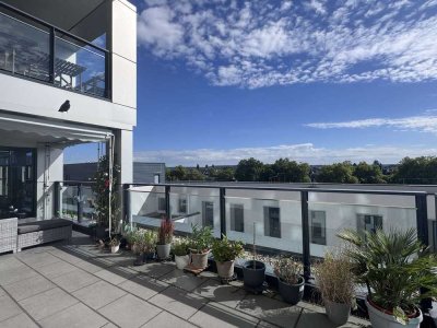 Exklusive Citywohnung mit XL-Terrasse und TG-Stellplatz in Toplage von Düsseldorf-Pempelfort
