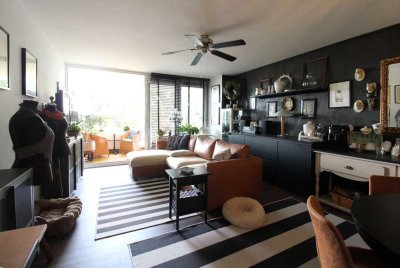 Alles außer gewöhnlich – stilvolle Maisonette mit Sicherheit und Weitblick in der „Chinamauer“