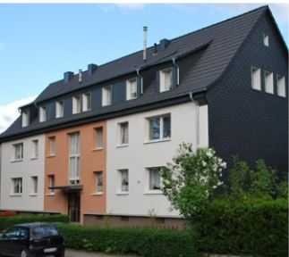 Erdgeschoss Wohnung, 3 Zimmer mit Balkon und Dusche
