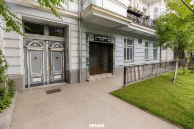 Sanierungsobjekt mit Potenzial im Stuwerviertel – Wohnung &amp; Geschäftslokal im Eigentumspaket
