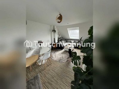 Tauschwohnung: Charmante Dachgeschosswohnung im ruhigen Dünnwald