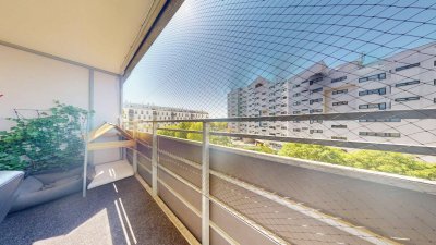 Familienhit! Zentral begehbare 3-Zimmer-Wohnung mit Loggia