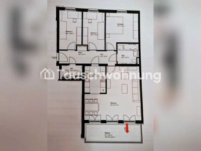 Tauschwohnung: Tausche 4 Zi. 99qm gegen 3 Zi.