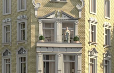 "Hinz&Kunz" Einmalige 2-Zimmer-Balkon-Wohnung hinter historischer Fassade